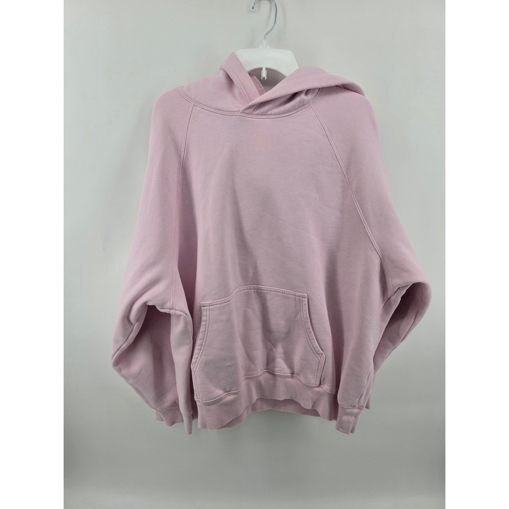Aritzia TNA Mega Fit Cozy Fleece Hoodie Pink XL